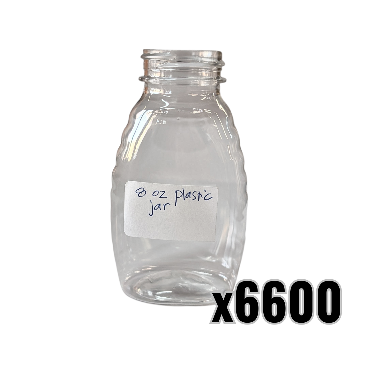8 oz Plastic Classic Honey Jars