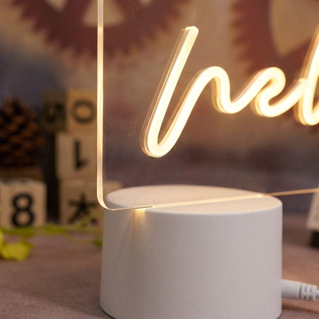 Luminous Message Board Night Light
